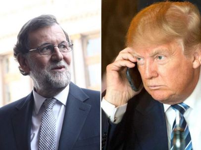 Donald Trump y Mariano Rajoy
