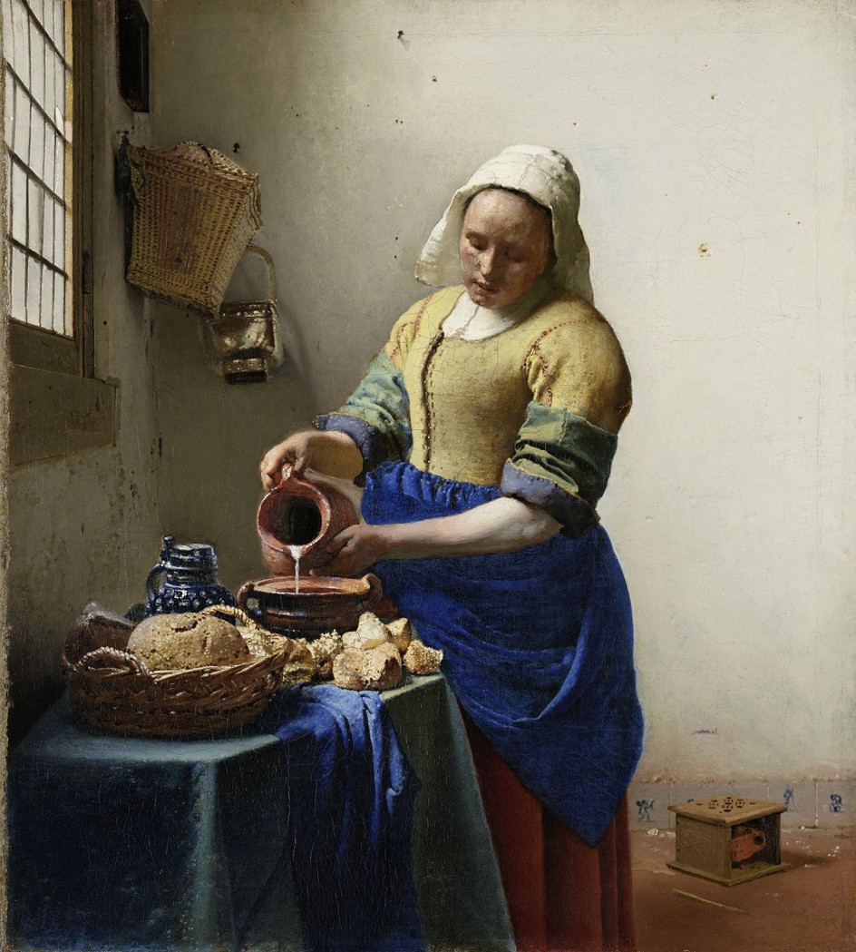 Resultado de imagen de Vermeer y los Maestros de la pintura de genero en el Louvre