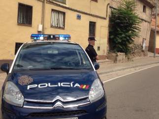 Un choche de Policía Nacional