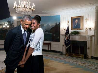 Barack Obama y Michelle Obama