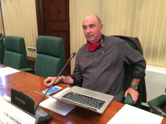 Lluis Llach, cantautor y diputado de Junts pel sí en el Parlament.