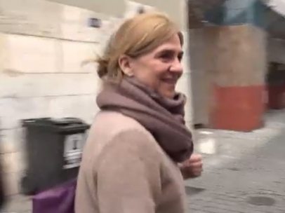 La infanta Cristina, en Ginebra