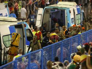 Accidente en el sambódromo
