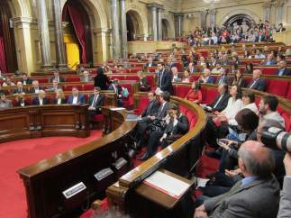 Pleno del Parlament.