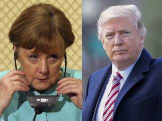Trump y Merkel