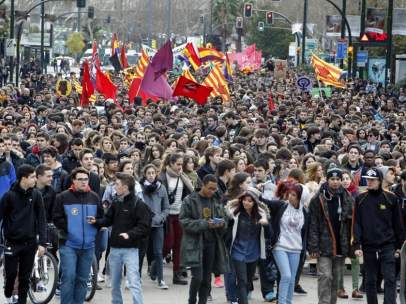 Manifestación contra la Lomce