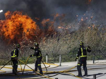 Incendio en Ibiza.