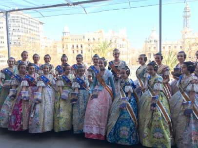 Las falleras mayores de València, con la Guía de '20minutos'