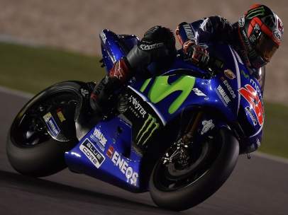 Viñales toma el mando en el segundo día en Catar