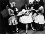 Roger Mayne - Girls dressed up for a 'teenage night' at a Sheffield Club, 1961