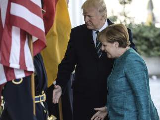 Merkel y Trump