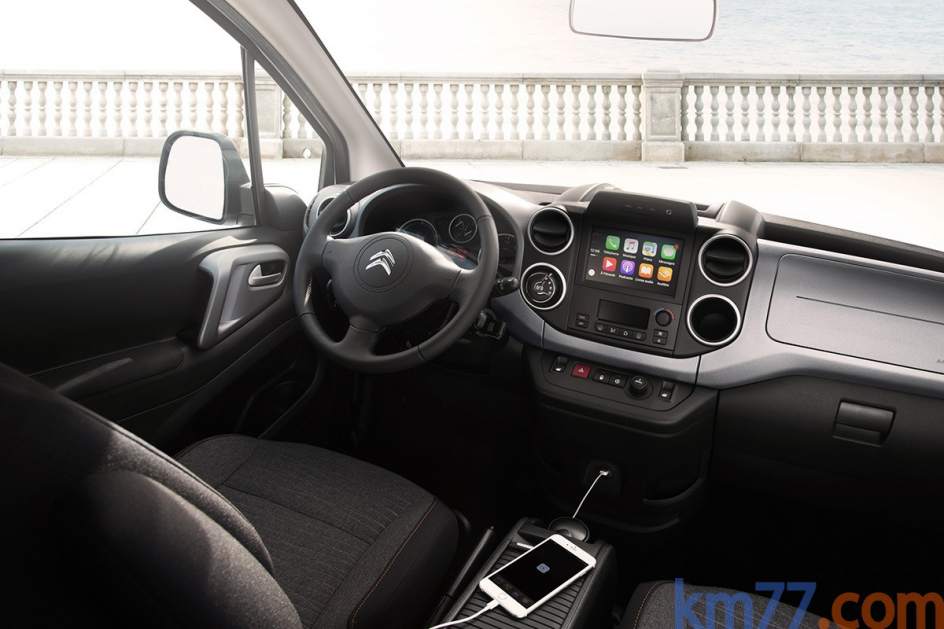 Aspecto interior del Citroën E-Berlingo Multispace