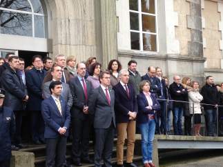 Concentración ante la Xunta para condenar el atentado de Londres