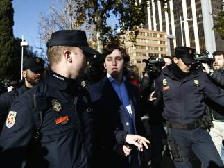'El Pequeño Nicolás' tras declarar en el juzgado