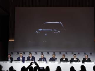 Rueda de prensa de SEAT