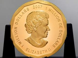 Moneda de oro de un millón de dólares