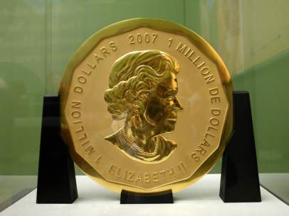 La mayor moneda de oro del mundo, robada del Bod-Museum en Berlín
