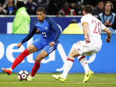 Mbappé y Carvajal, Francia - España