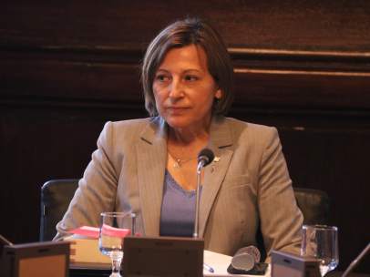 La presidenta del Parlament de Cataluña, Carme Forcadell
