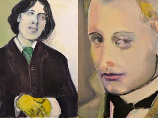 Oscar Wilde (izquierda) y Lord Alfred Douglas (Bosie), Marlene Dumas, 2016