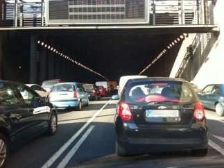 Atasco En Ronda De Barcelona