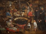 Pieter Brueghel the Younger - Visit to a Farmhouse, c.1620-30