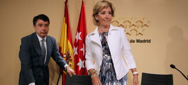 Ignacio González y Esperanza Aguirre Ignacio González y Esperanza Aguirre