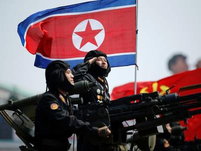 Desfile día del Sol corea del Norte 2017