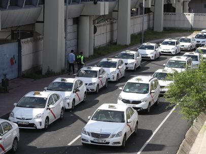 Manifestación de taxis