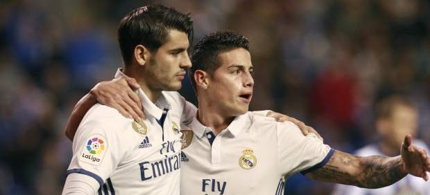 Morata y James Morata y James