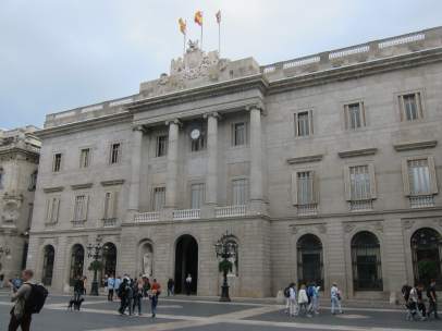 Fachada del Ayuntamiento de Barcelona