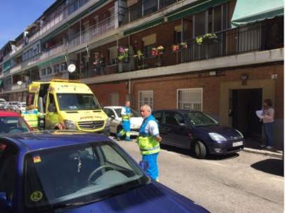 Calle de Alcobendas donde ha tenido lugar el suceso.