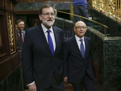 Mariano Rajoy y Cristóbal Montoro