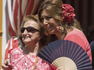 Susana Díaz, en la Feria de Abril