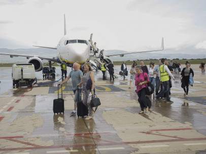 Viajeros recién aterrizados.