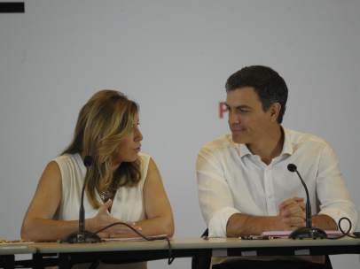 Pedro Sánchez y Susana Díaz