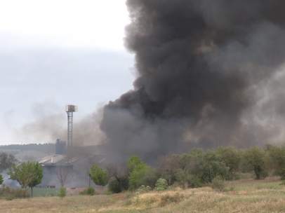 Incendio en Arganda