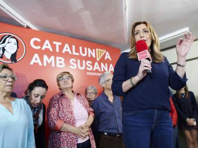 Susana Díaz, en Cataluña