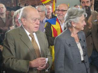 Jordi Pujol (CiU) y su esposa, Marta Ferrusola.