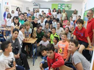 Visita de técnicos del CREA de Jaén al colegio Sixto Sigler.