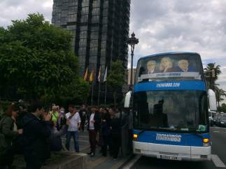 El 'Tramabús' de Podemos en Barcelona