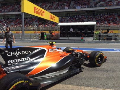 Fernando Alonso (McLaren) en Montmeló