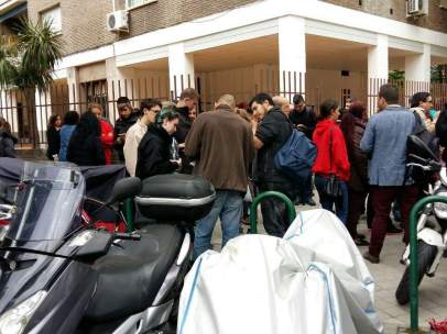 Los dos detenidos por parar un desahucio han sido liberados.