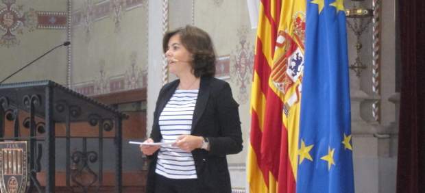 La Vicepresidenta Del Gobierno, Soraya Sáenz De Santamaría.