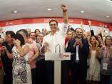 Pedro Sánchez gana las primarias del PSOE Pedro Sánchez gana las primarias del PSOE