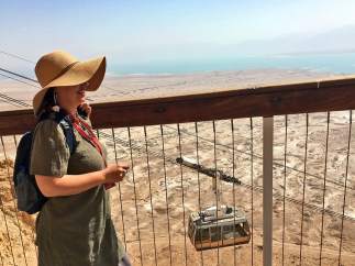El yacimiento de Masada, el segundo monumento más visitado del Israel