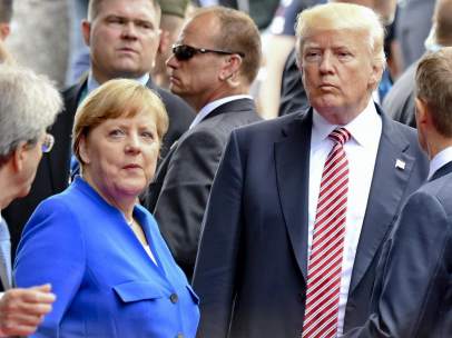 Merkel y Trump