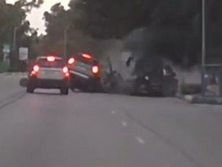 Brutal accidente en Puerto Banús