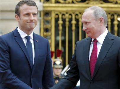 Macron y Putin