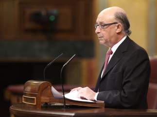 Cristóbal Montoro en el Congreso de los Diputados